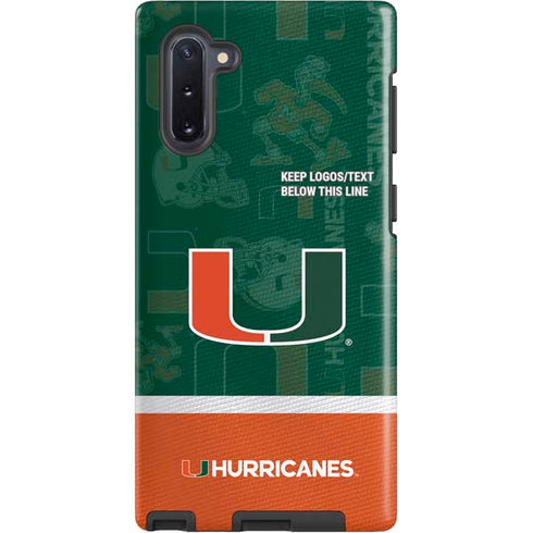 University of Miami U Hurricanes Galaxy Note 10 Pro Case