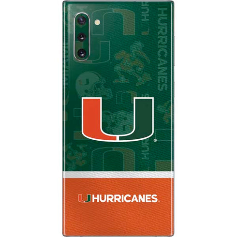 University of Miami U Hurricanes Galaxy Note 10 Skin