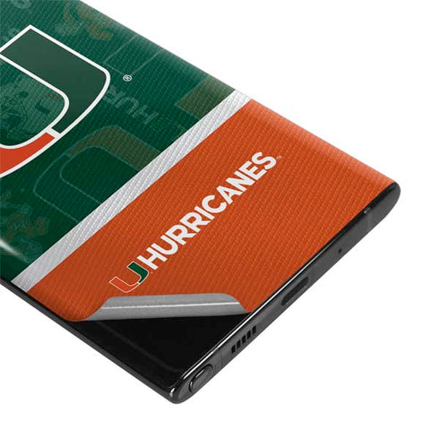 University of Miami U Hurricanes Galaxy Note 10 Skin