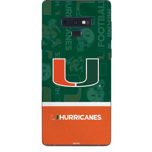 University of Miami U Hurricanes Galaxy Note 9 Skin