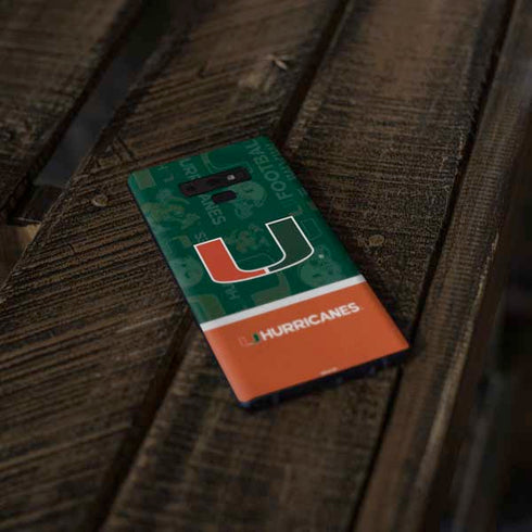 University of Miami U Hurricanes Galaxy Note 9 Skin