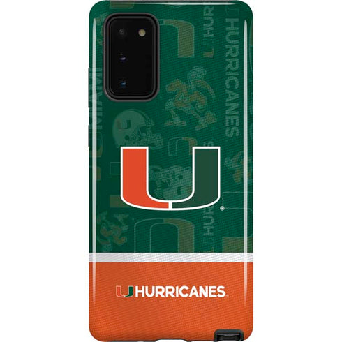 University of Miami U Hurricanes Galaxy Note20 5G Pro Case