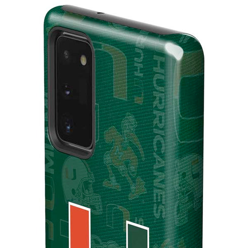 University of Miami U Hurricanes Galaxy Note20 5G Pro Case