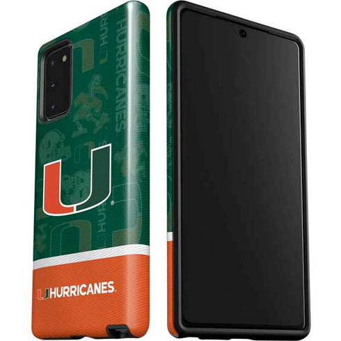University of Miami U Hurricanes Galaxy Note20 5G Pro Case