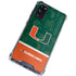 University of Miami U Hurricanes Galaxy S20 FE Clear Case