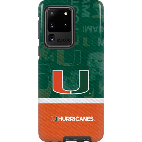 University of Miami U Hurricanes Galaxy S20 Ultra 5G Pro Case