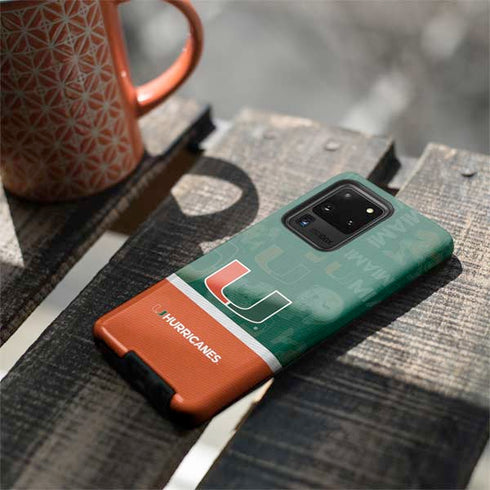 University of Miami U Hurricanes Galaxy S20 Ultra 5G Pro Case