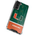 University of Miami U Hurricanes Galaxy S21 FE Clear Case