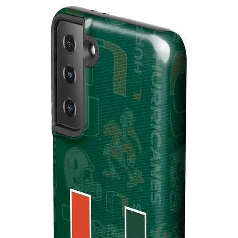University of Miami U Hurricanes Galaxy S21 FE Pro Case