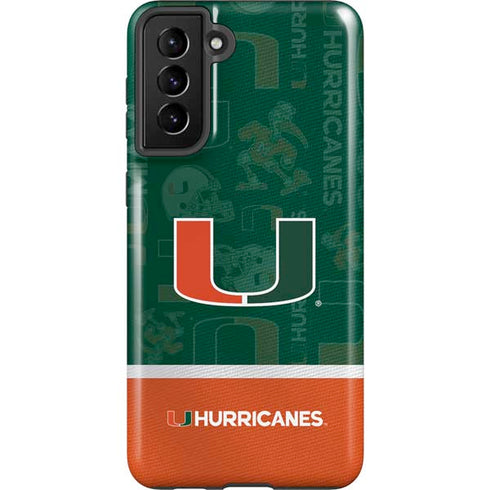 University of Miami U Hurricanes Galaxy S21 Plus 5G Pro Case