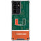 University of Miami U Hurricanes Galaxy S21 Ultra 5G Clear Case