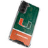 University of Miami U Hurricanes Galaxy S22 Clear Case