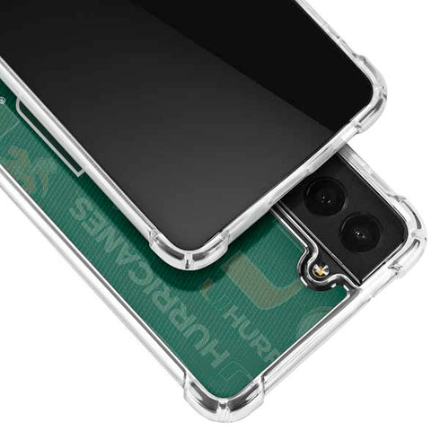 University of Miami U Hurricanes Galaxy S22 Plus Clear Case