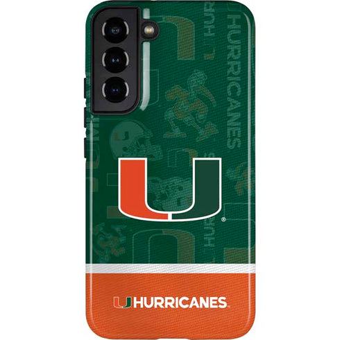 University of Miami U Hurricanes Galaxy S22 Plus Pro Case