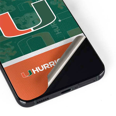 University of Miami U Hurricanes Galaxy S22 Plus Skin
