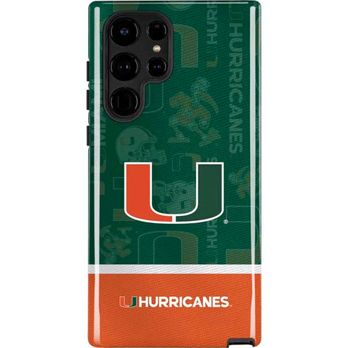 University of Miami U Hurricanes Galaxy S22 Ultra Pro Case