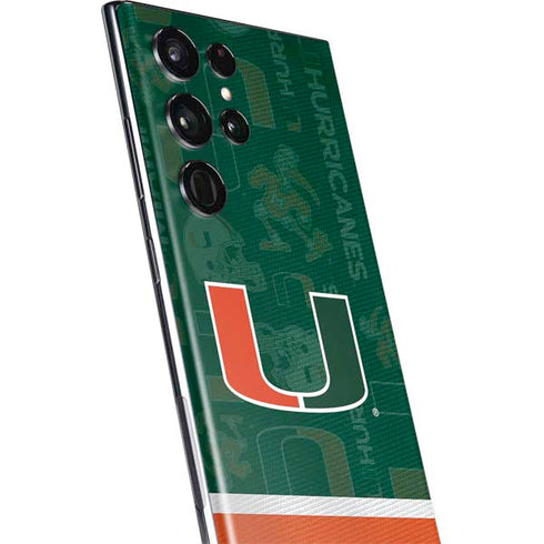University of Miami U Hurricanes Galaxy S22 Ultra Skin