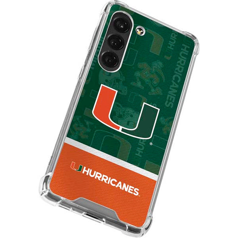 University of Miami U Hurricanes Galaxy S23 Clear Case