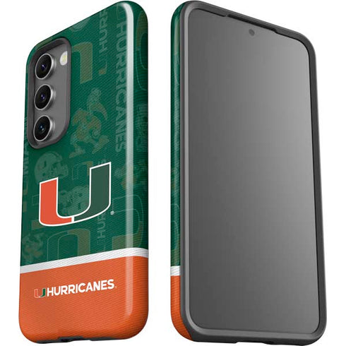 University of Miami U Hurricanes Galaxy S23 Plus Pro Case