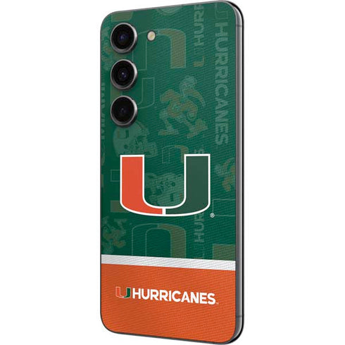University of Miami U Hurricanes Galaxy S23 Skin