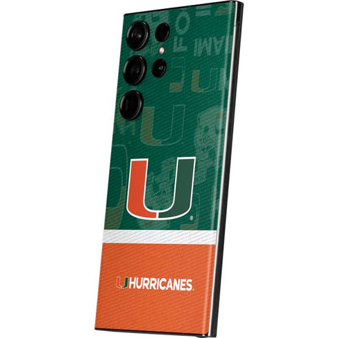 University of Miami U Hurricanes Galaxy S23 Ultra Skin