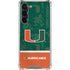 University of Miami U Hurricanes Galaxy S24 FE Clear Case