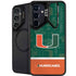 University of Miami U Hurricanes Galaxy S25 Kickstand Case