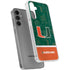 University of Miami U Hurricanes Galaxy S24 Plus Clear Case