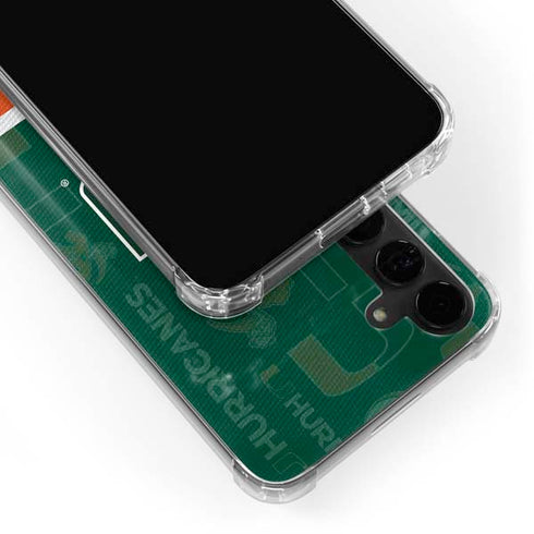 University of Miami U Hurricanes Galaxy S24 Plus Clear Case