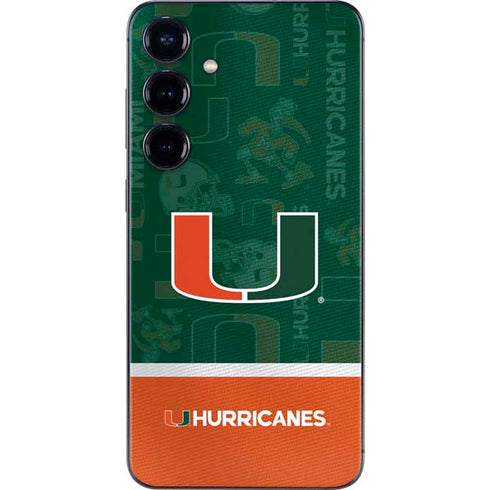 University of Miami U Hurricanes Galaxy S25 Plus Skin