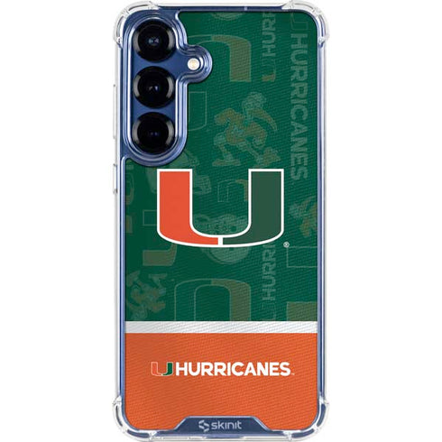 University of Miami U Hurricanes Galaxy S25 Clear Case