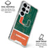 University of Miami U Hurricanes Galaxy S25 Ultra Clear Case