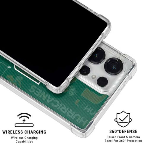 University of Miami U Hurricanes Galaxy S26 Ultra Clear Case