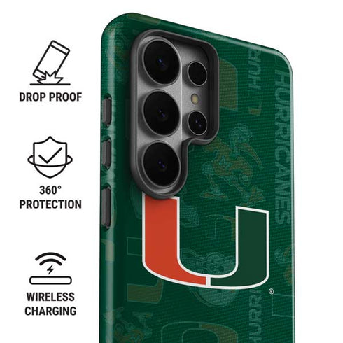 University of Miami U Hurricanes Galaxy S26 Ultra Impact Case