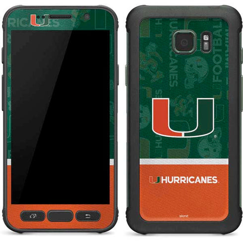 University of Miami U Hurricanes Galaxy S7 Active Skin