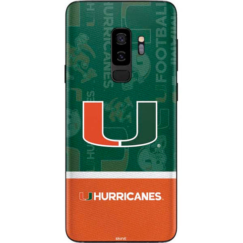 University of Miami U Hurricanes Galaxy S9 Plus Skin