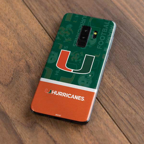 University of Miami U Hurricanes Galaxy S9 Plus Skin