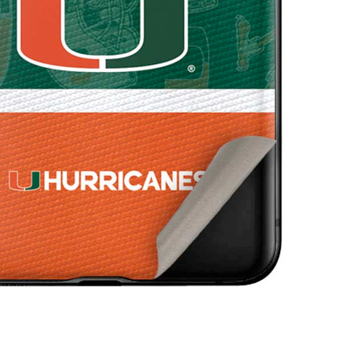 University of Miami U Hurricanes Galaxy Z Flip Skin