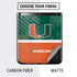 University of Miami U Hurricanes Galaxy Z Flip Skin