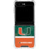 University of Miami U Hurricanes Galaxy Z Flip5 5G Clear Case