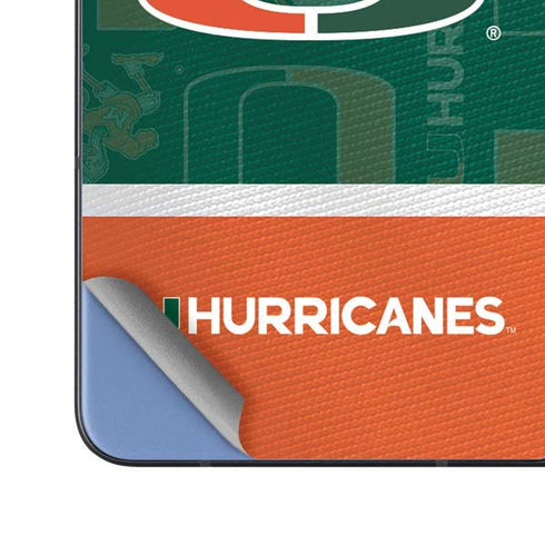 University of Miami U Hurricanes Galaxy Z Fold5 5G Skin