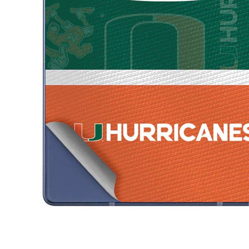 University of Miami U Hurricanes Galaxy Z Fold6 Skin