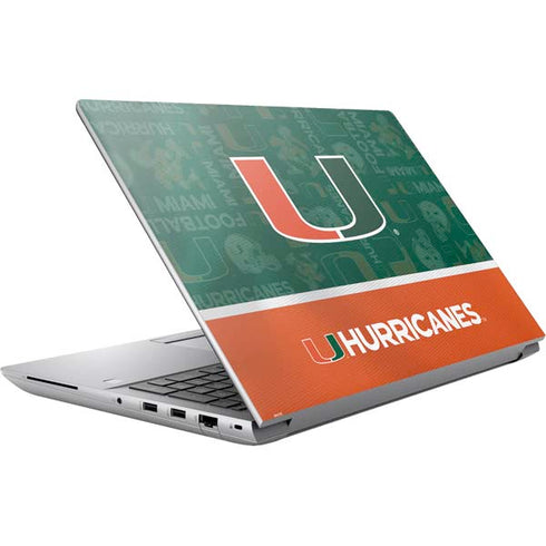 University of Miami U Hurricanes HP ZBook Fury 16 G10 Skin