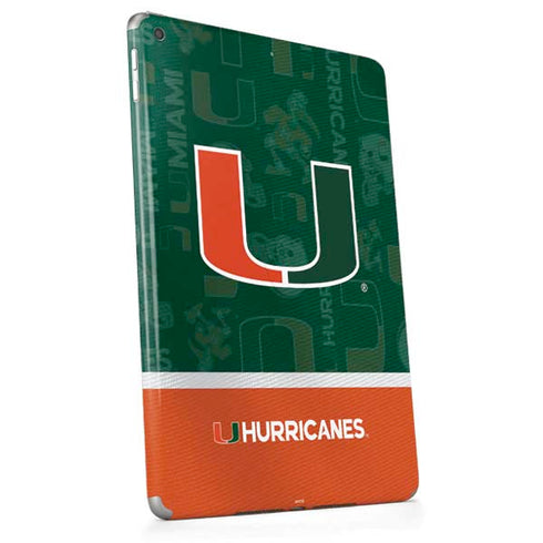 University of Miami U Hurricanes Apple iPad Skin