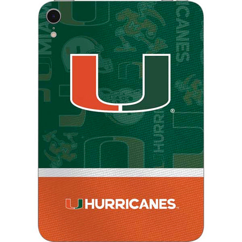 University of Miami U Hurricanes Apple iPad Mini Skin