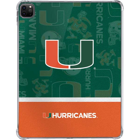 University of Miami U Hurricanes iPad Pro 11in (2024) Clear Case