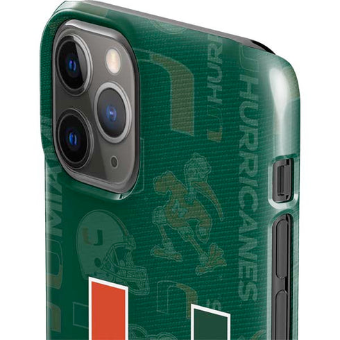 University of Miami U Hurricanes iPhone 11 Pro Lite Case