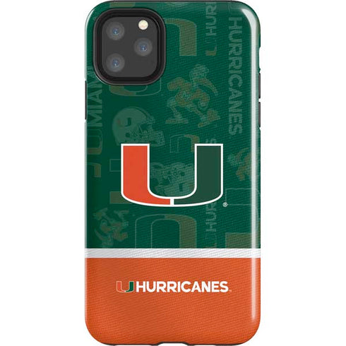 University of Miami U Hurricanes iPhone 11 Pro Max Impact Case