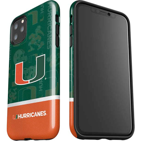 University of Miami U Hurricanes iPhone 11 Pro Max Impact Case
