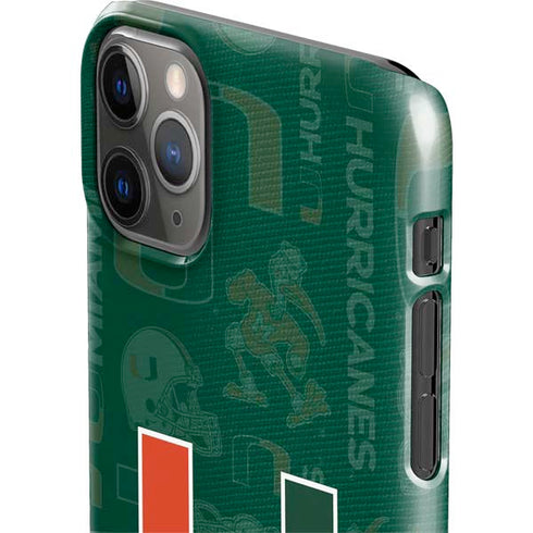 University of Miami U Hurricanes iPhone 11 Pro Max Lite Case